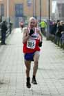 Philip Sanderson (Elswick) finishing the Transped Blyth Valley 10k.